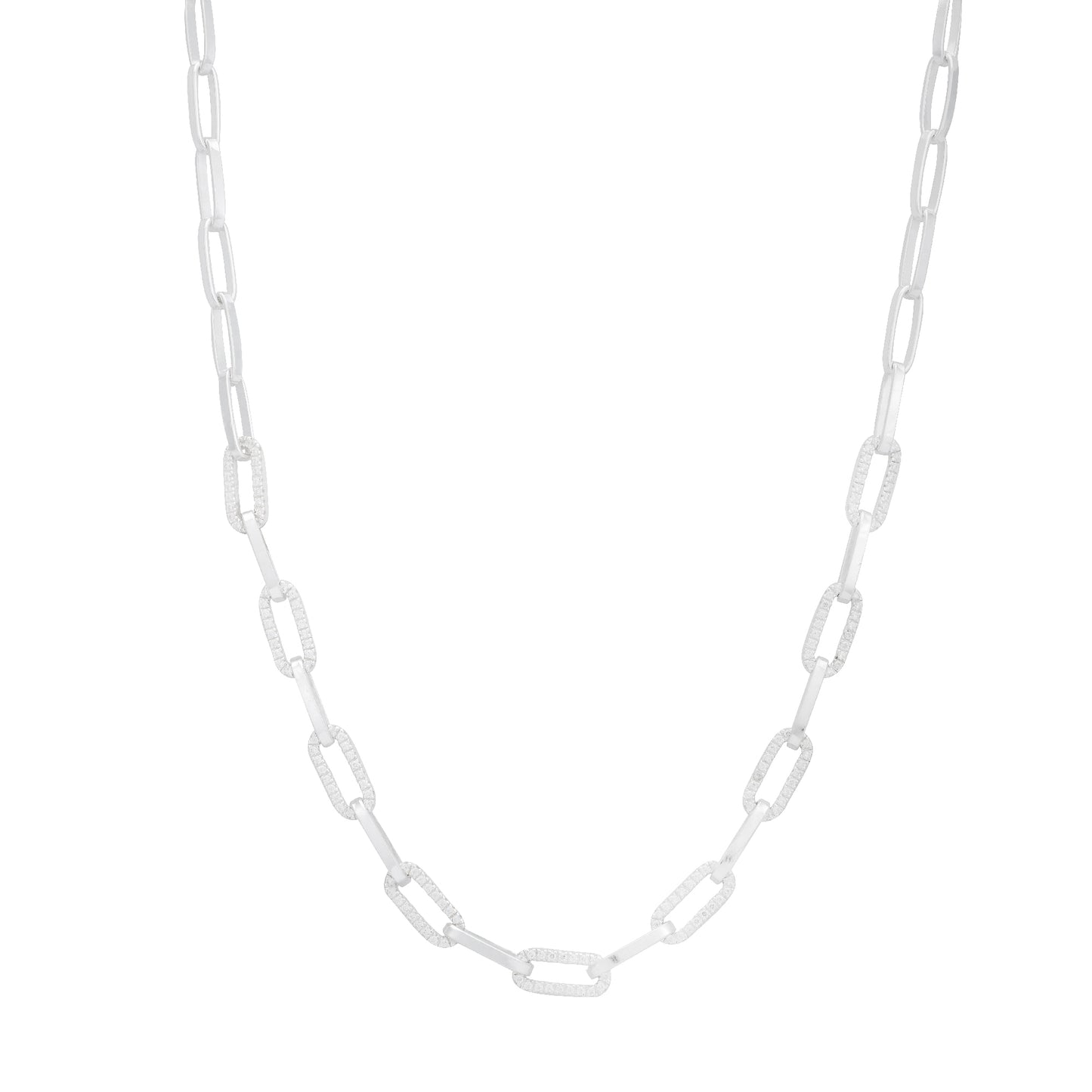 Sterling Silver Paperclip Link Chain