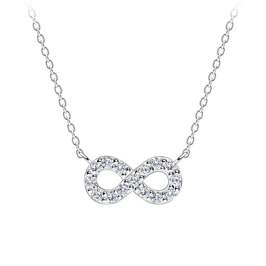 Sterling Silver Infinity Necklace