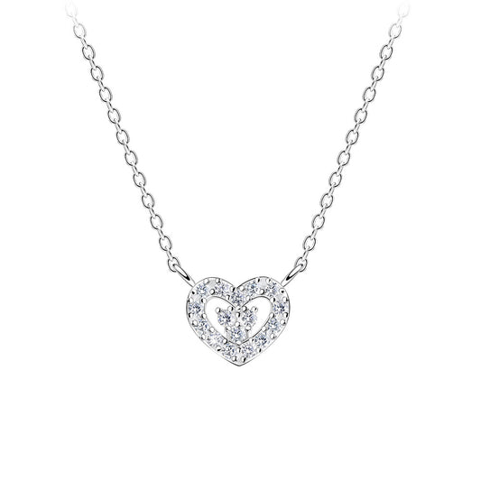 Sterling Silver Heart Necklace