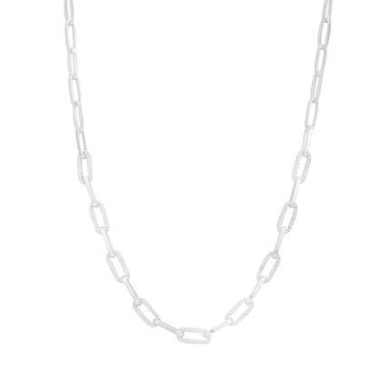 Sterling Silver Paperclip Link Chain