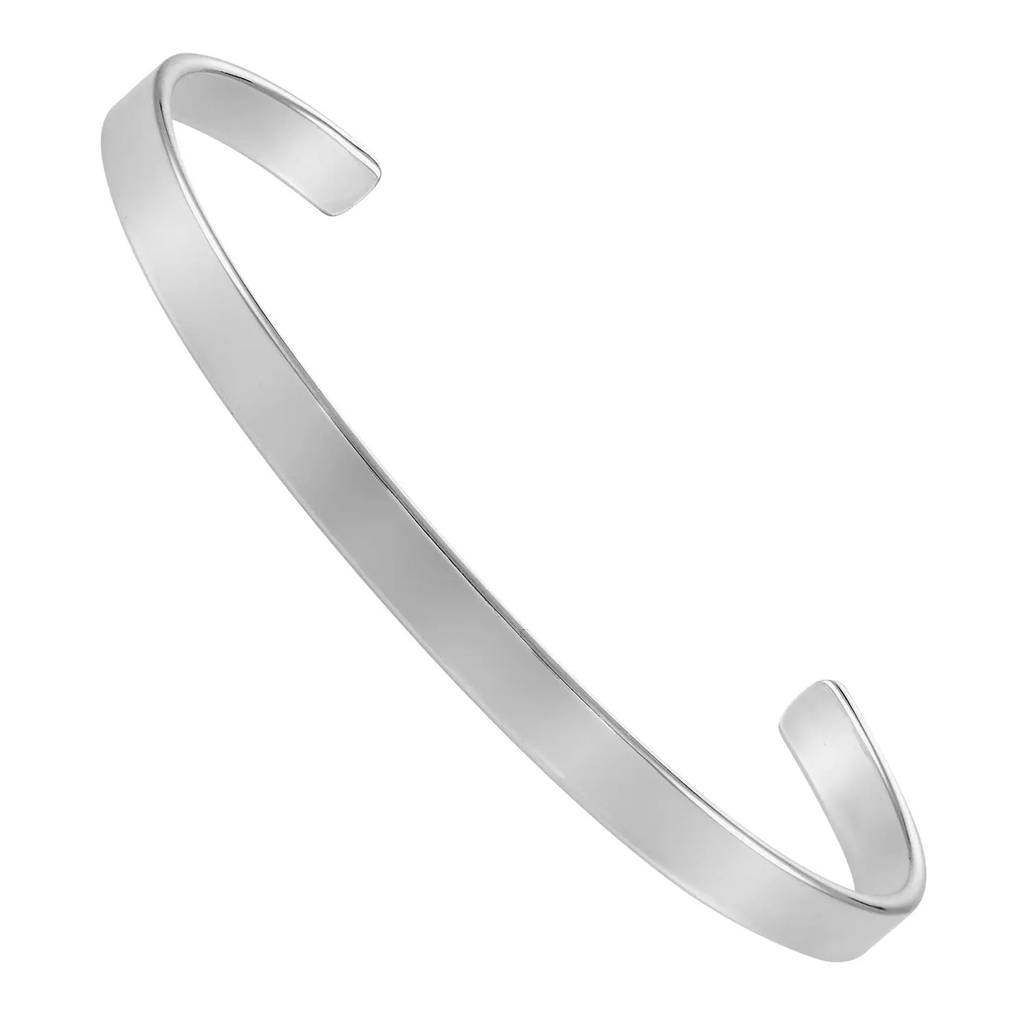 Sterling Silver 5mm Torque Bangle